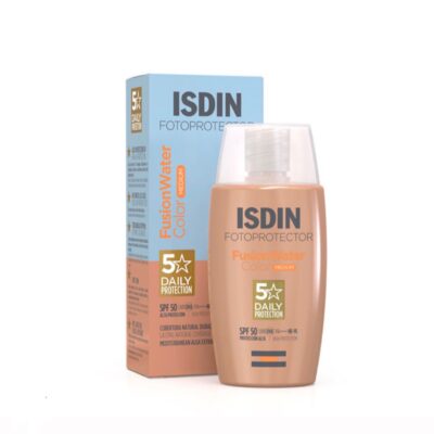 ضد آفتاب فیوژن واتر رنگی ایزدین SPF50+ رنگ مدیوم | محافظت قوی با پوشش ملایم و طبیعی