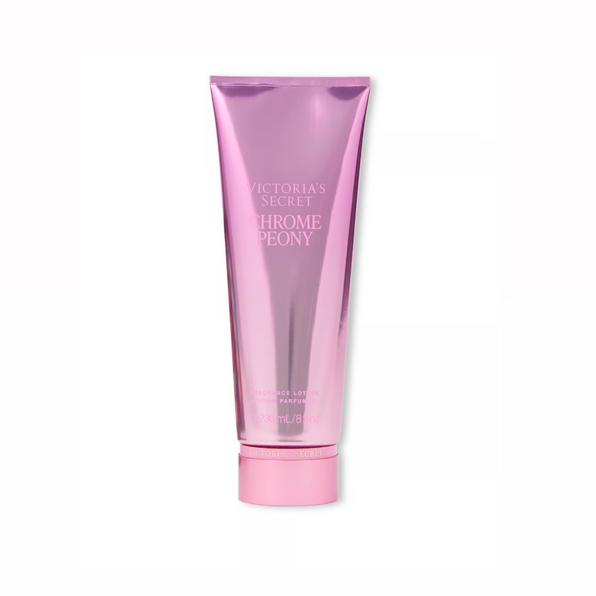 لوسیون بدن ویکتوریا سکرت Chrome Peony | رایحه شیک گل صدتومانی و مشک لطیف