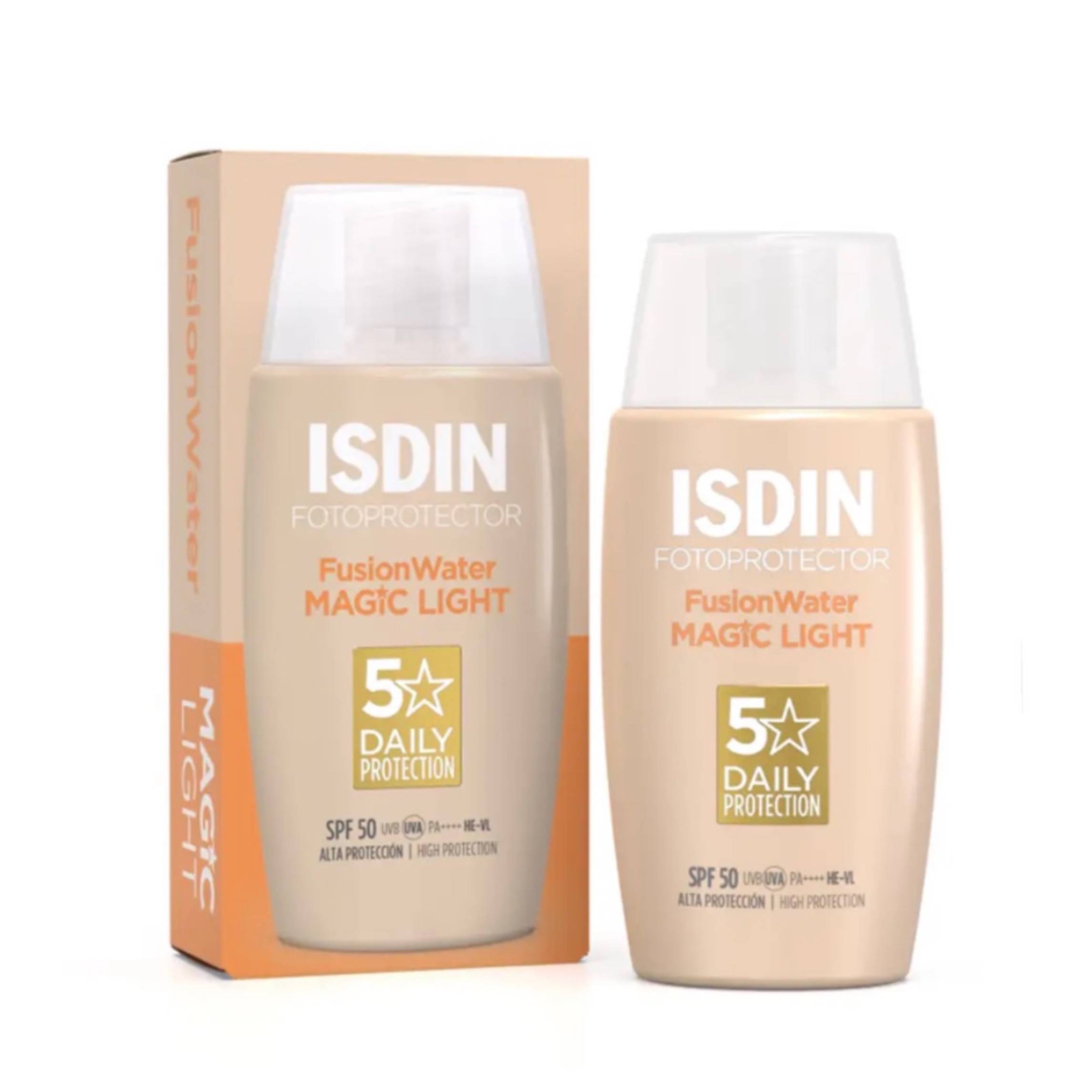 ضد آفتاب ایزدین مجیک فیوژن واتر رنگ لایت SPF 50 | جلوه طبیعی برای پوست روشن