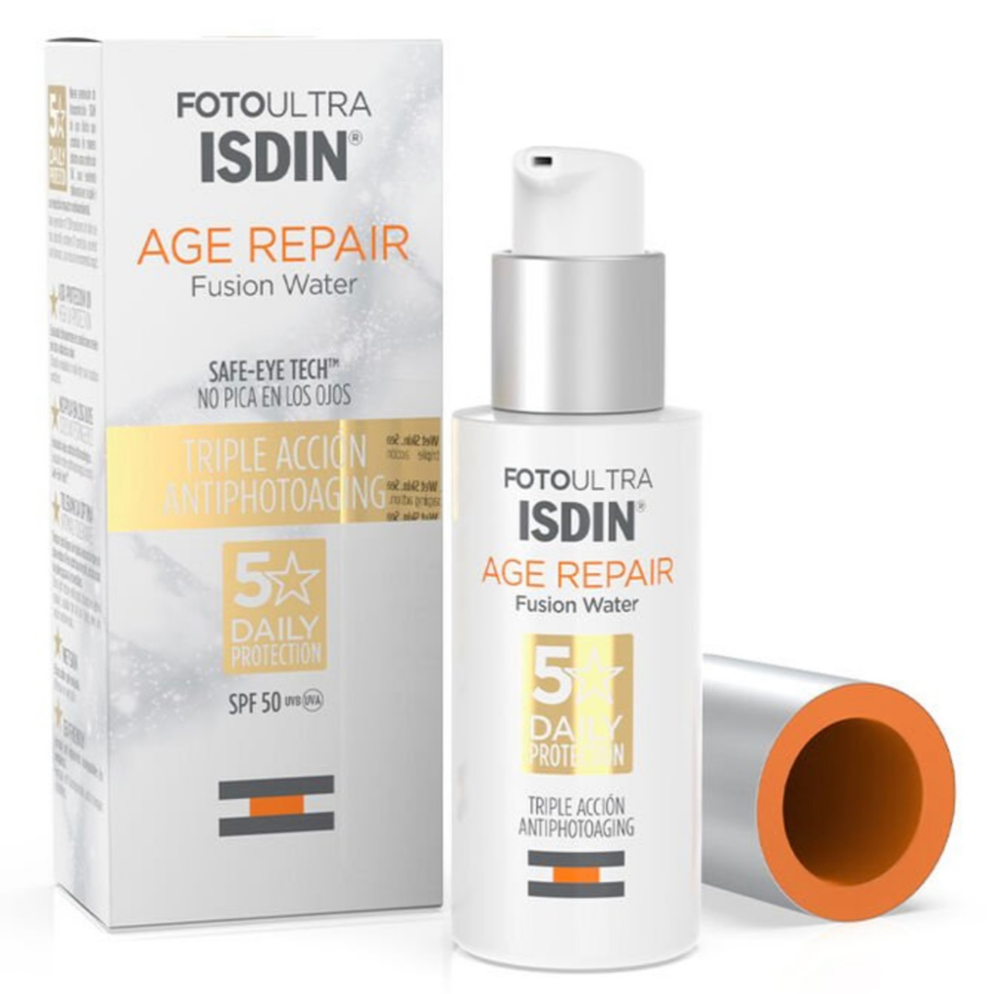 ضد آفتاب ایزدین فیوژن واتر Age Repair SPF50 | ضدچروک، سبک و مناسب استفاده روزانه