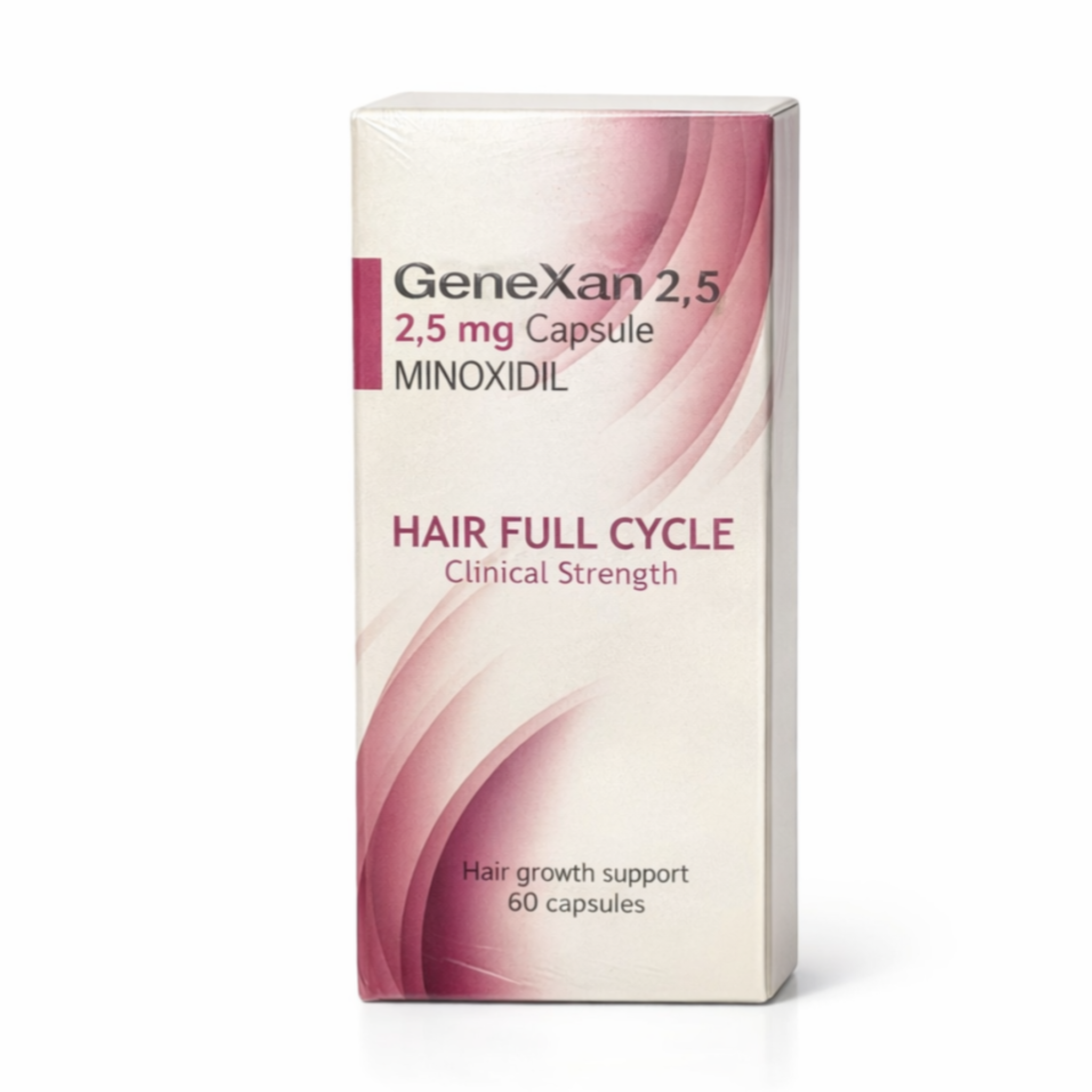 کپسول جنکسان 2.5 میلی‌گرم ماینوکسیدیل GeneXan تقویت رشد مو