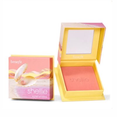 رژگونه بنفیت مدل Shellie | رژگونه هلویی شاین‌دار طبیعی و ماندگار