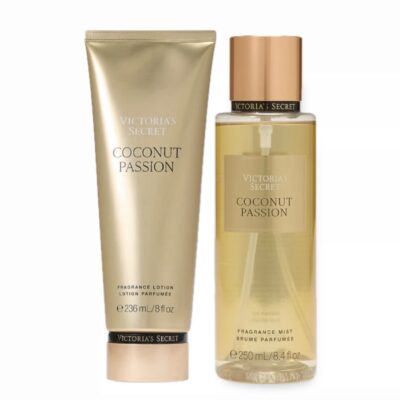 ست بادی اسپلش و لوسیون ویکتوریا سکرت Coconut Passion | رایحه نارگیل و وانیل