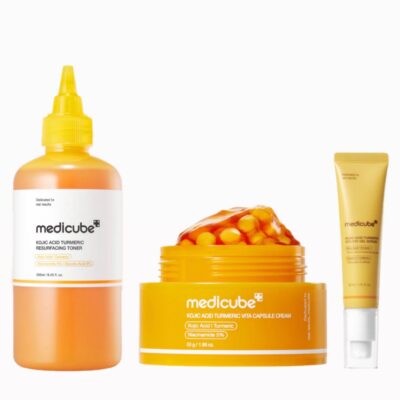 ست روشن کننده و ضد لک مدی‌کیوب Medicube Kojic Acid Turmeric