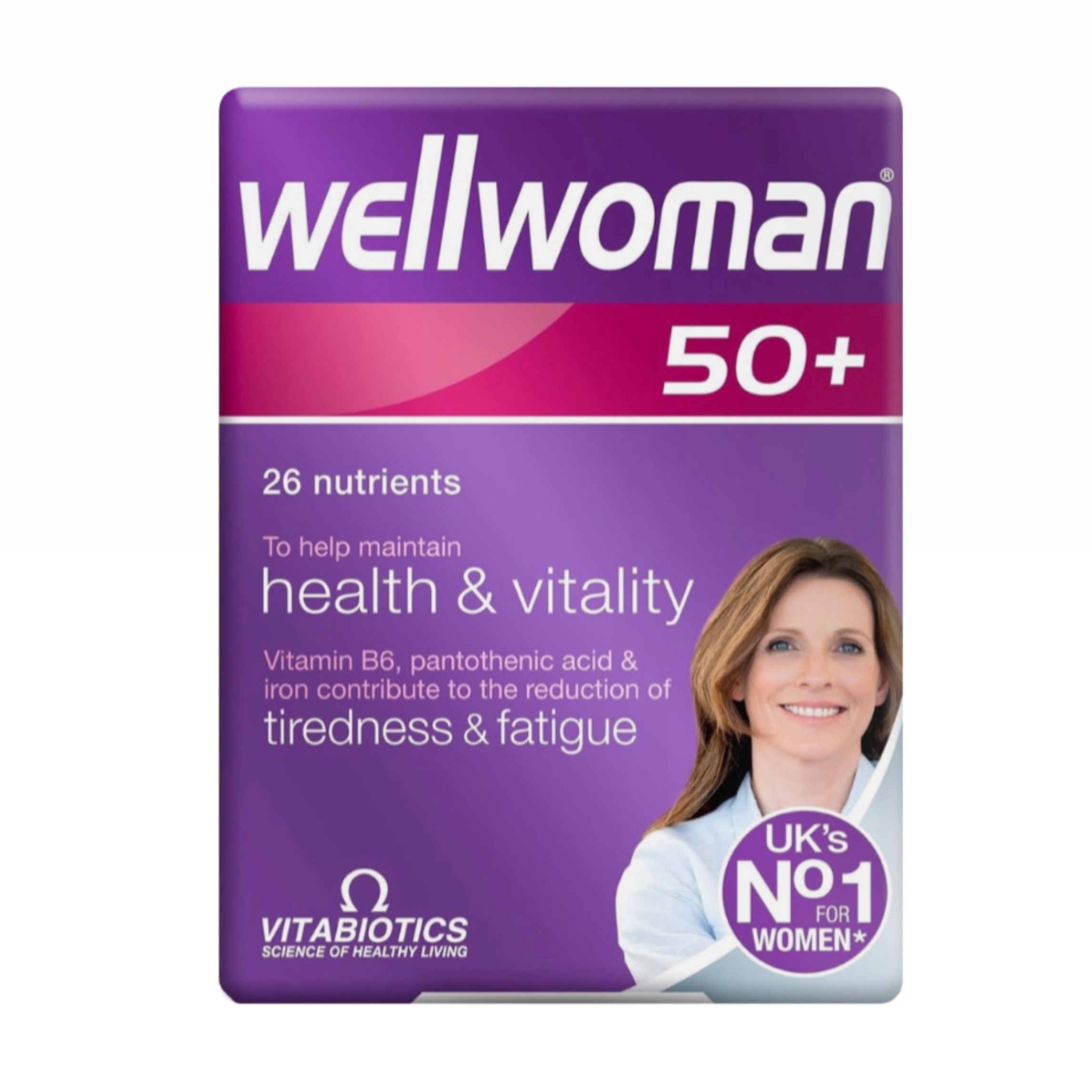 مولتی ویتامین ول وومن 50 پلاس ویتابیوتیکس مخصوص بانوان بالای 50 سال | Wellwoman 50+