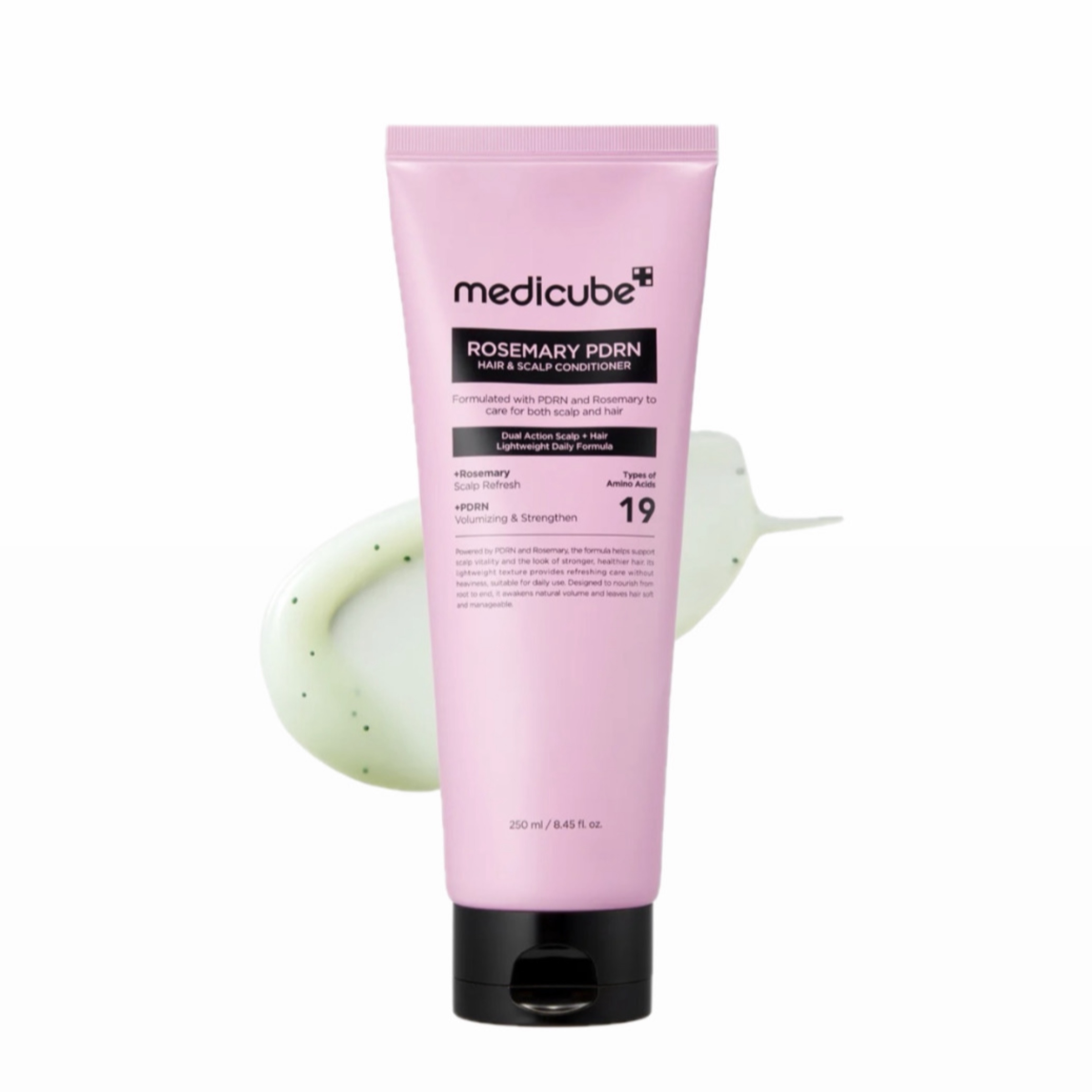 نرم کننده آبرسان و حجم دهنده مو مدی کیوب Medicube مدل Rosemary PDRN Hair & Scalp Conditioner