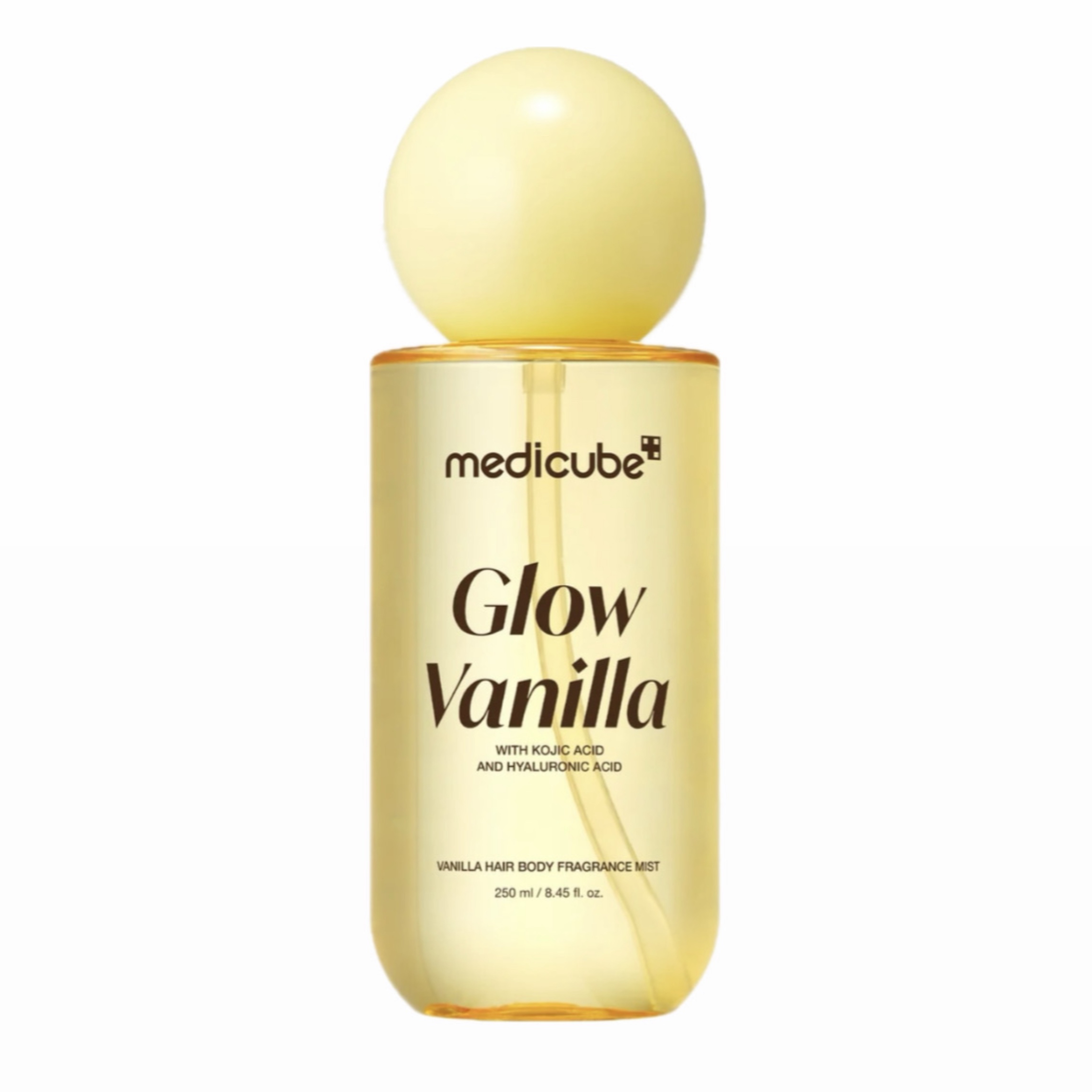 میست خوشبوکننده و آبرسان مو و بدن مدی کیوب مدل Glow Vanilla